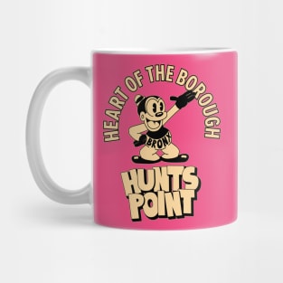 Hunts Point Bronx NYC - Comic-Style Neighborhood Vibe Mug
